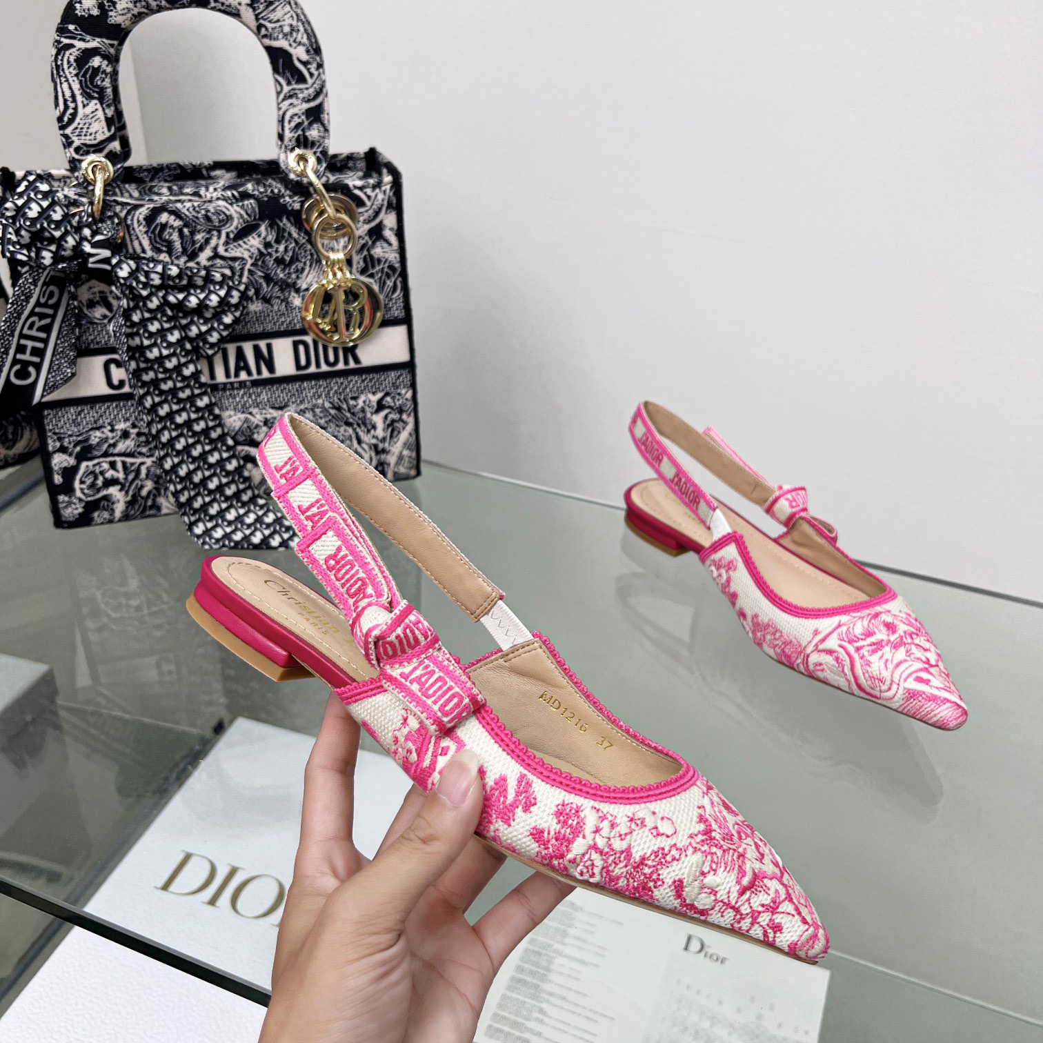 Dior J'adior Slingback Ballerina Flat - PerfectKickZ