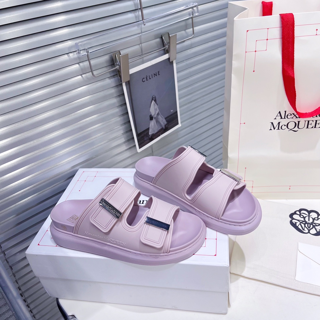 Alexander Mqueen Women's Hybrid Slide In Lilac - PerfectKickZ