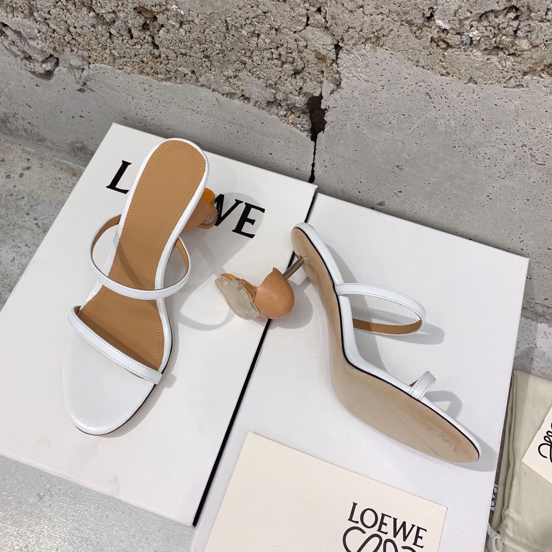 Loewe Broken Egg Sandal In Goatskin - PerfectKickZ