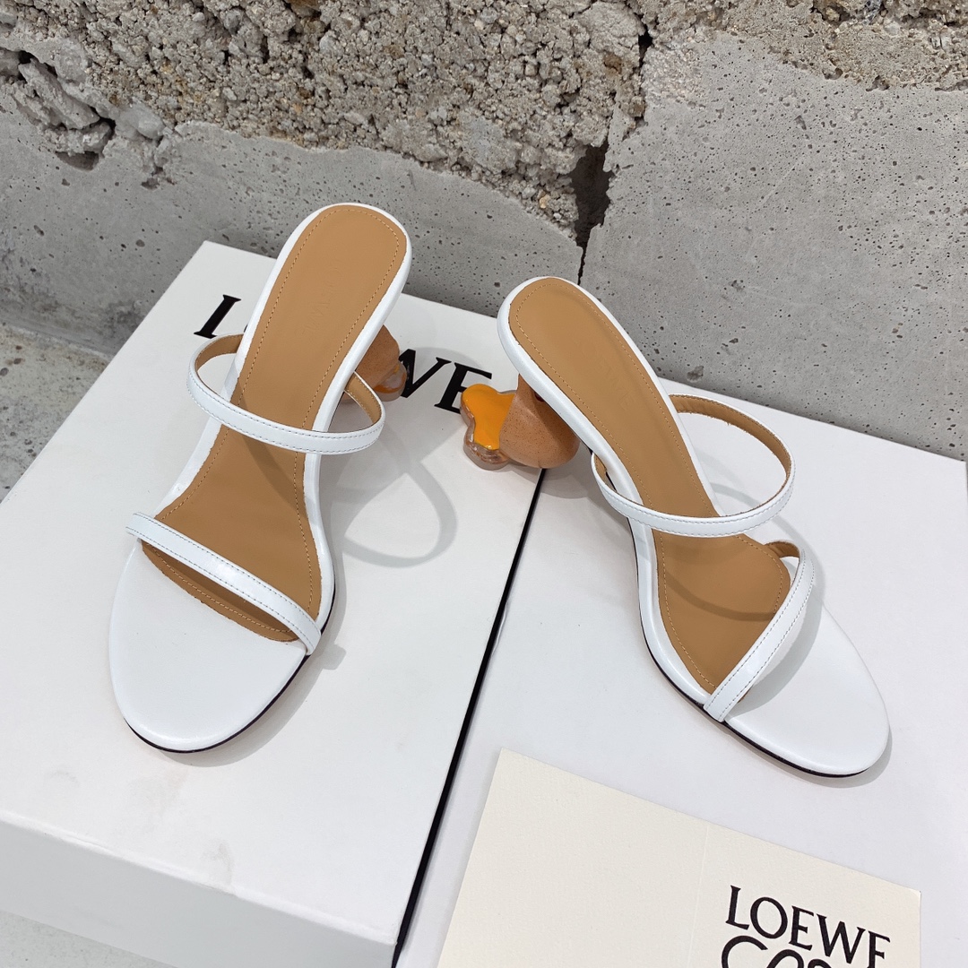 Loewe Broken Egg Sandal In Goatskin - PerfectKickZ