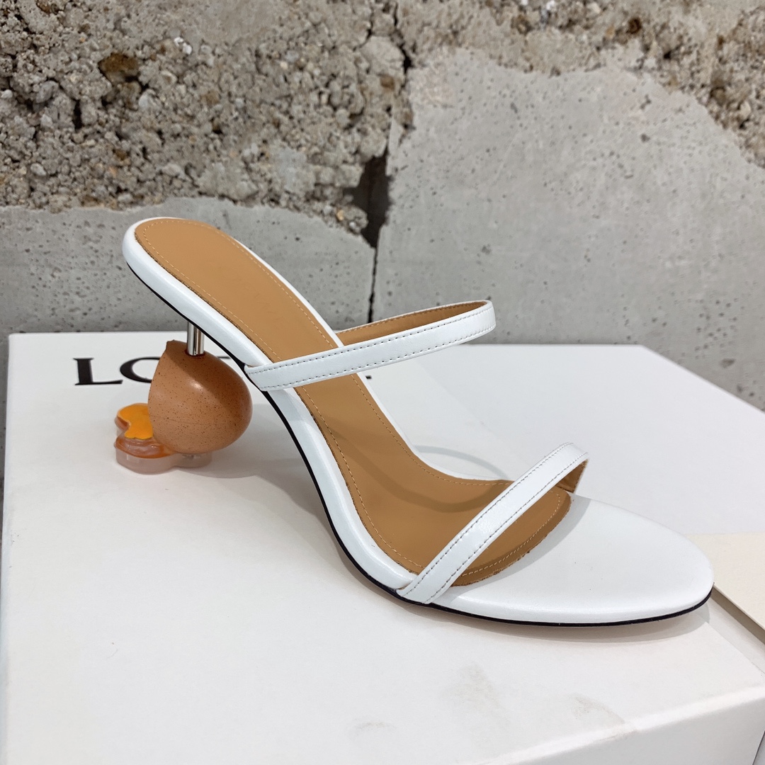 Loewe Broken Egg Sandal In Goatskin - PerfectKickZ