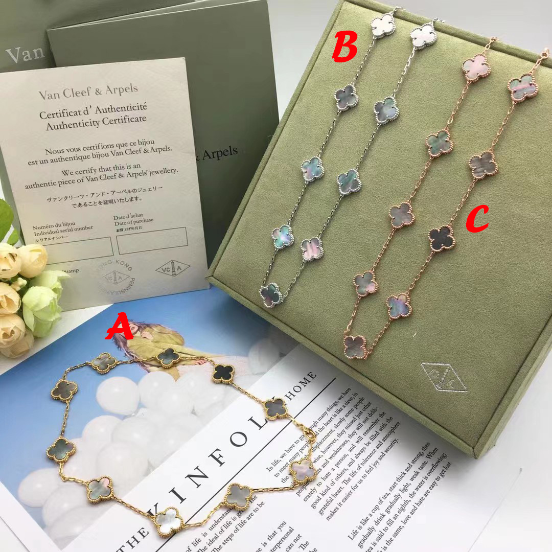 Van Cleef & Arpels Vintage Alhambra Necklace 10 Motifs - PerfectKickZ