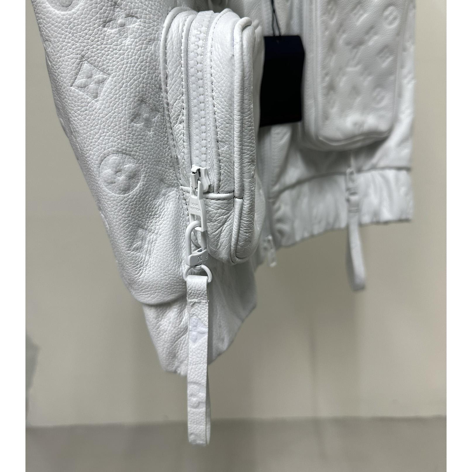 Louis Vuitton Black Monogram Leather Vest - PerfectKickZ