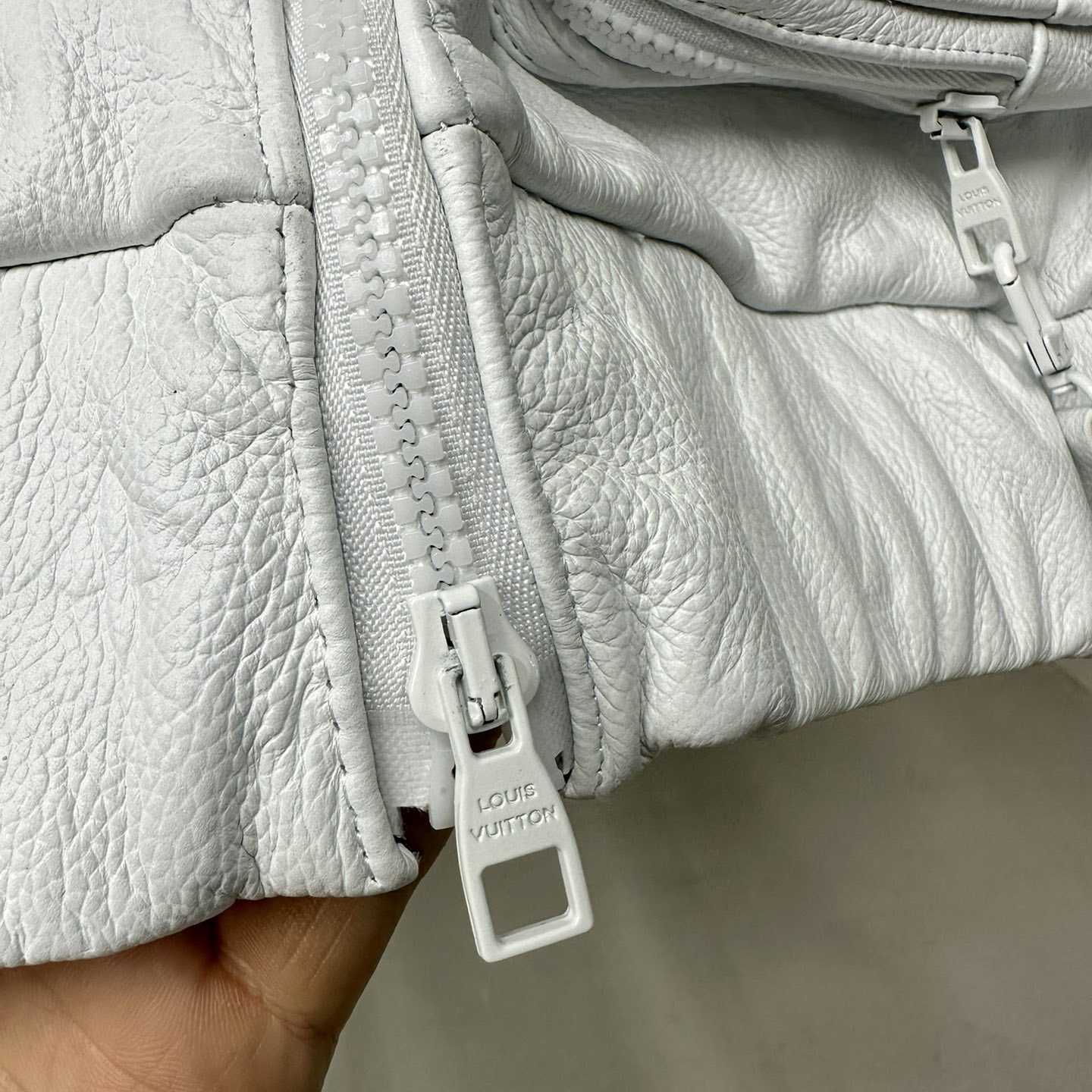 Louis Vuitton Black Monogram Leather Vest - PerfectKickZ