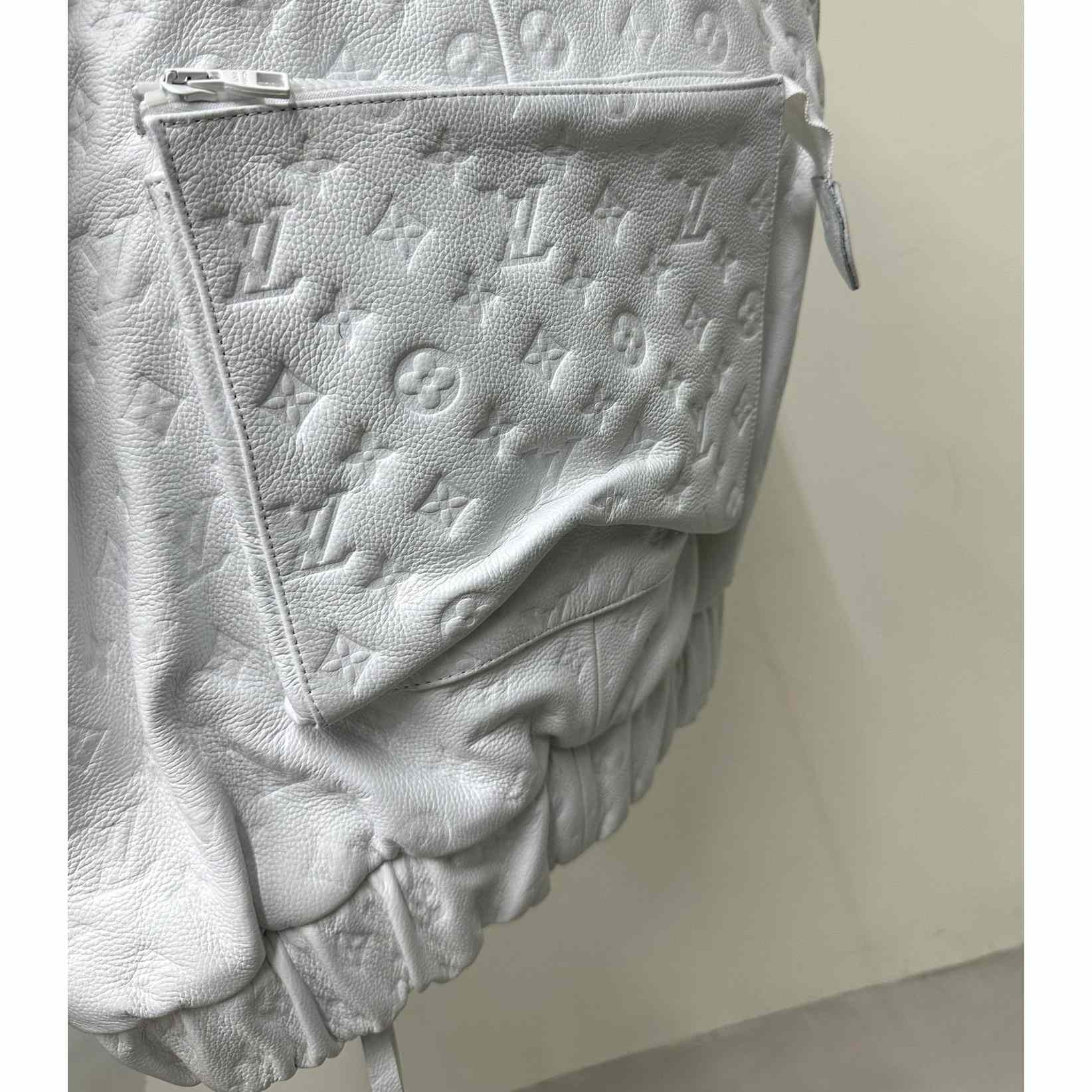Louis Vuitton Black Monogram Leather Vest - PerfectKickZ