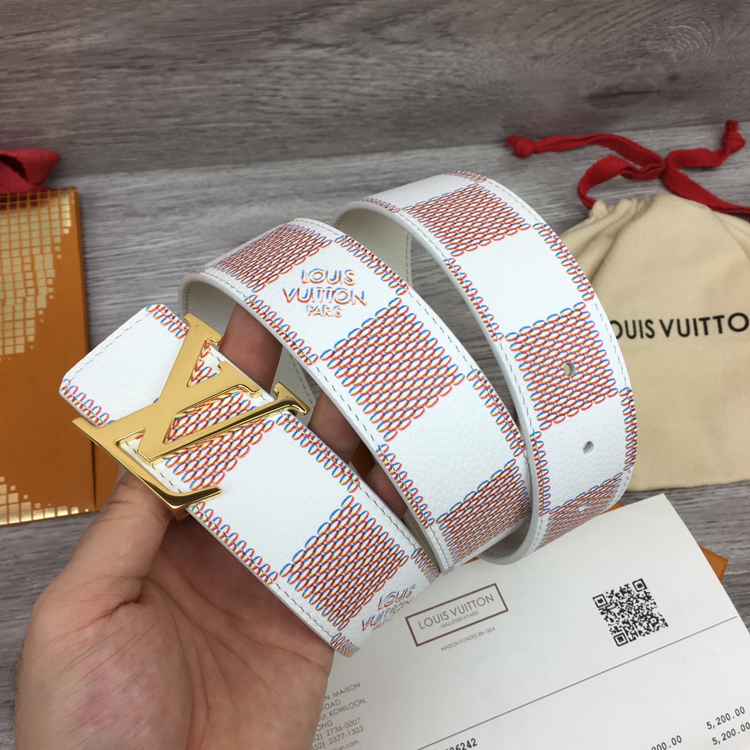 Louis Vuitton LV Optic 40MM Reversible Belt   M0556S - PerfectKickZ