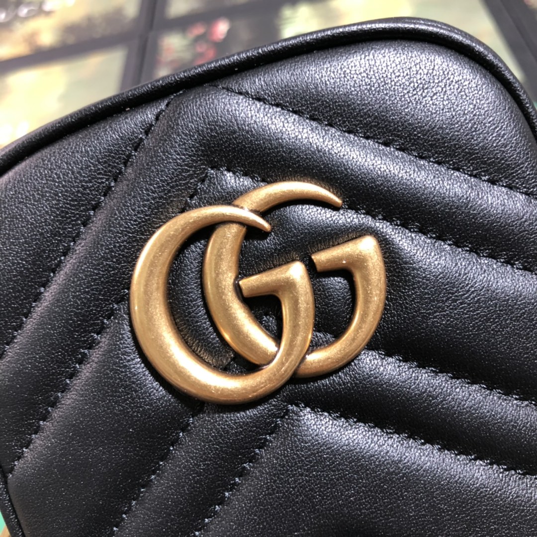 Gucci GG Marmont Mini Bag(10.5-17-5cm) - PerfectKickZ
