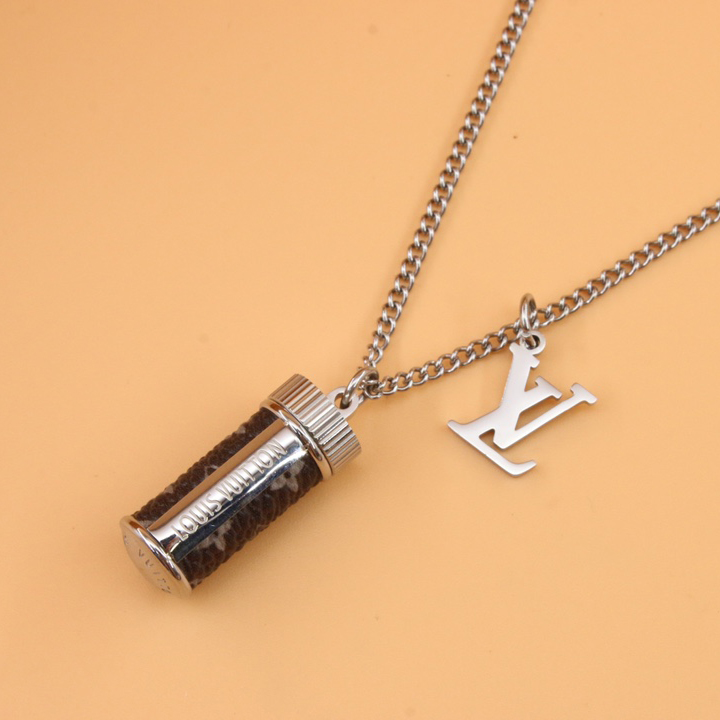 Louis Vuitton Monogram Eclipse Charms Necklace    M63641 - PerfectKickZ