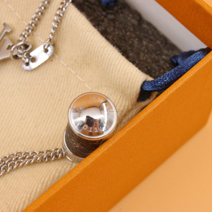 Louis Vuitton Monogram Eclipse Charms Necklace    M63641 - PerfectKickZ