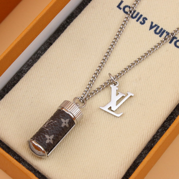 Louis Vuitton Monogram Eclipse Charms Necklace    M63641 - PerfectKickZ