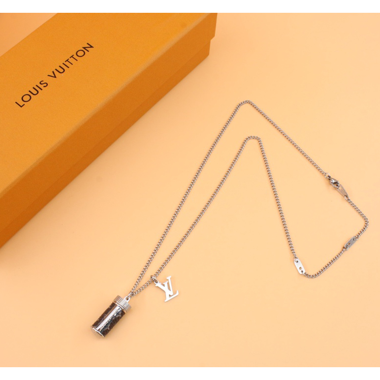 Louis Vuitton Monogram Eclipse Charms Necklace    M63641 - PerfectKickZ