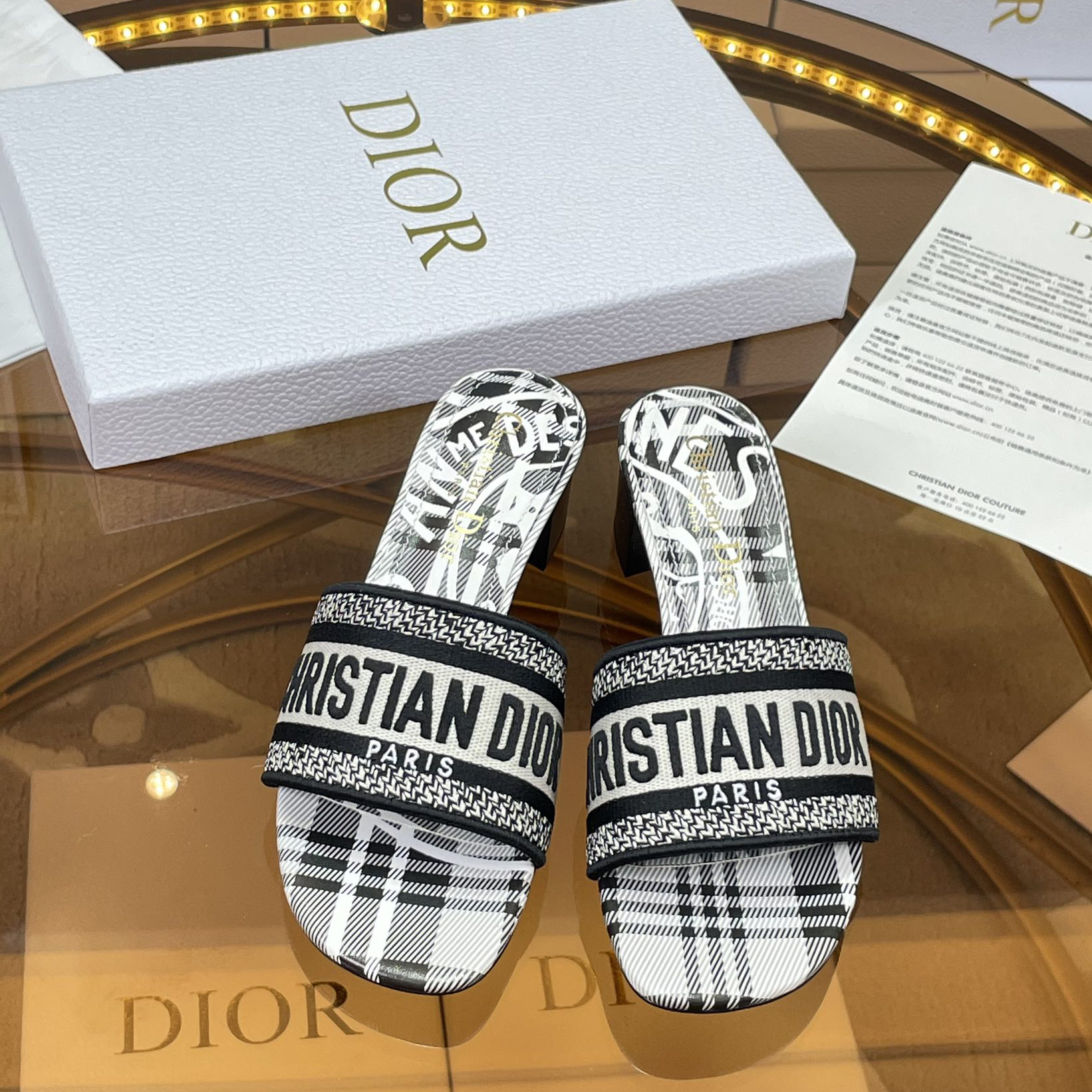 Dior Dway Heeled Slide - PerfectKickZ