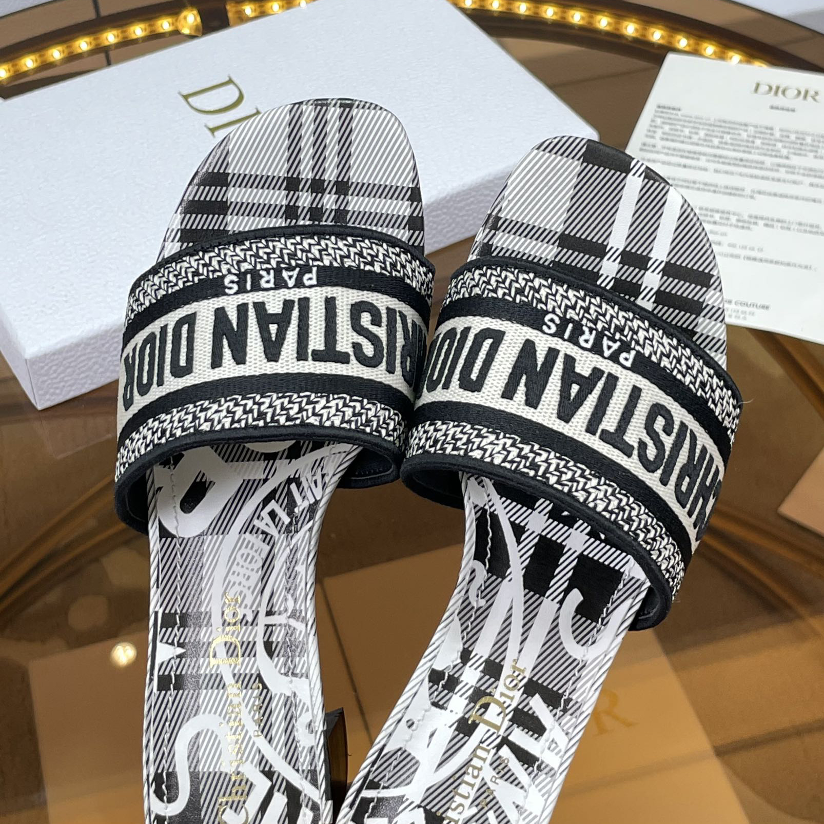 Dior Dway Heeled Slide - PerfectKickZ