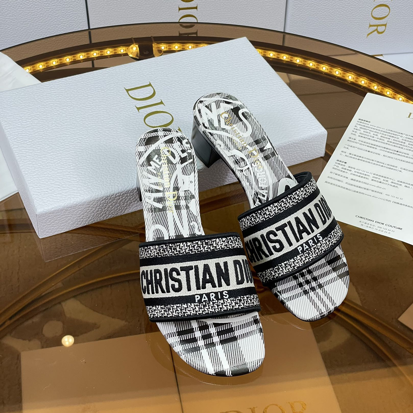 Dior Dway Heeled Slide - PerfectKickZ