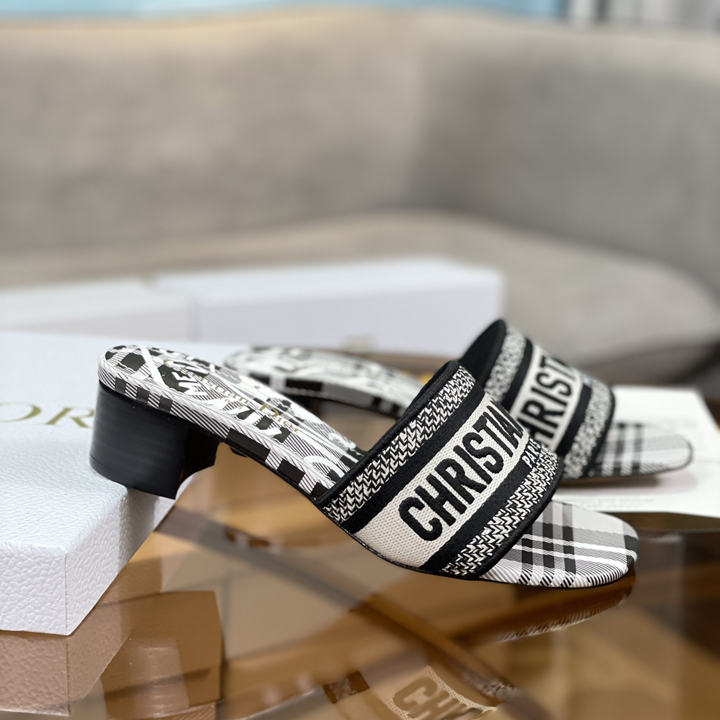 Dior Dway Heeled Slide - PerfectKickZ