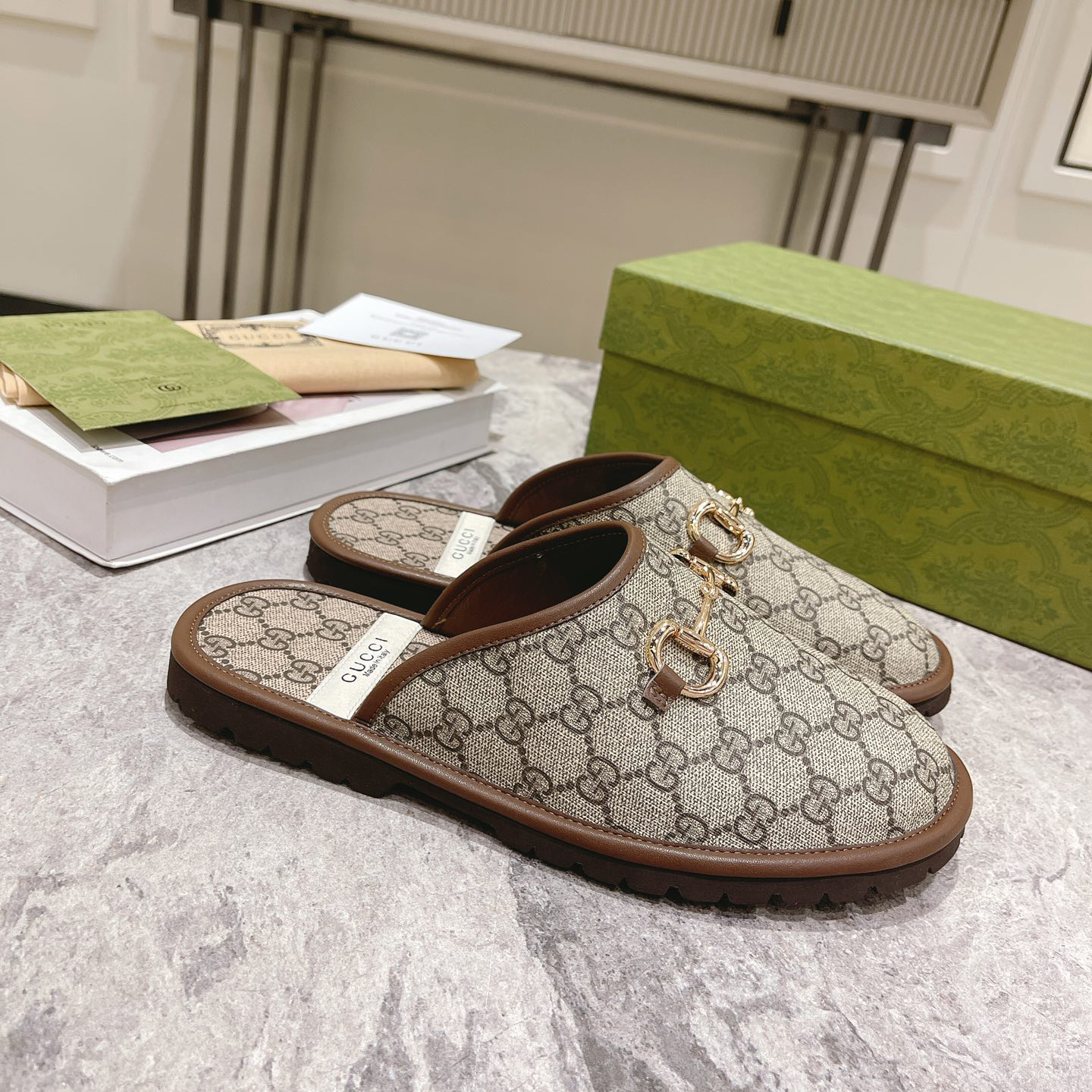Gucci Men's Slipper With Horsebit - 