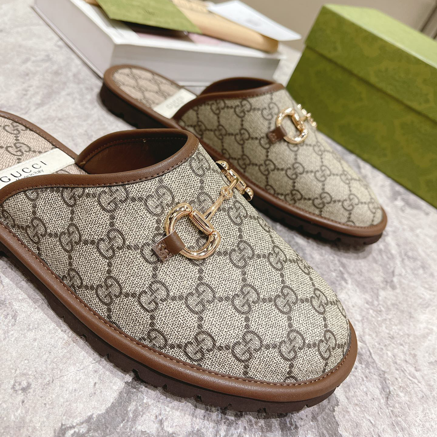 Gucci Men's Slipper With Horsebit - 
