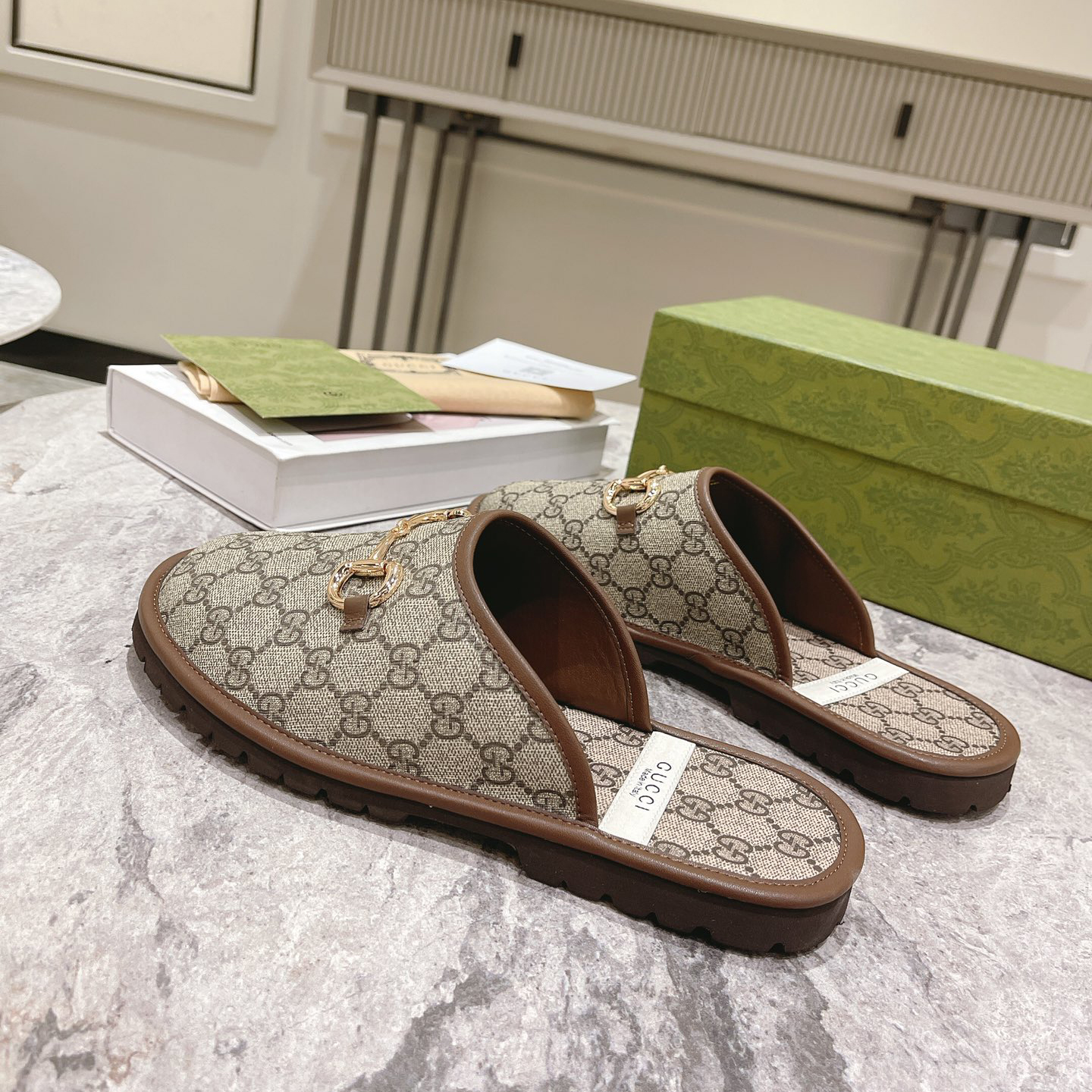 Gucci Men's Slipper With Horsebit - 
