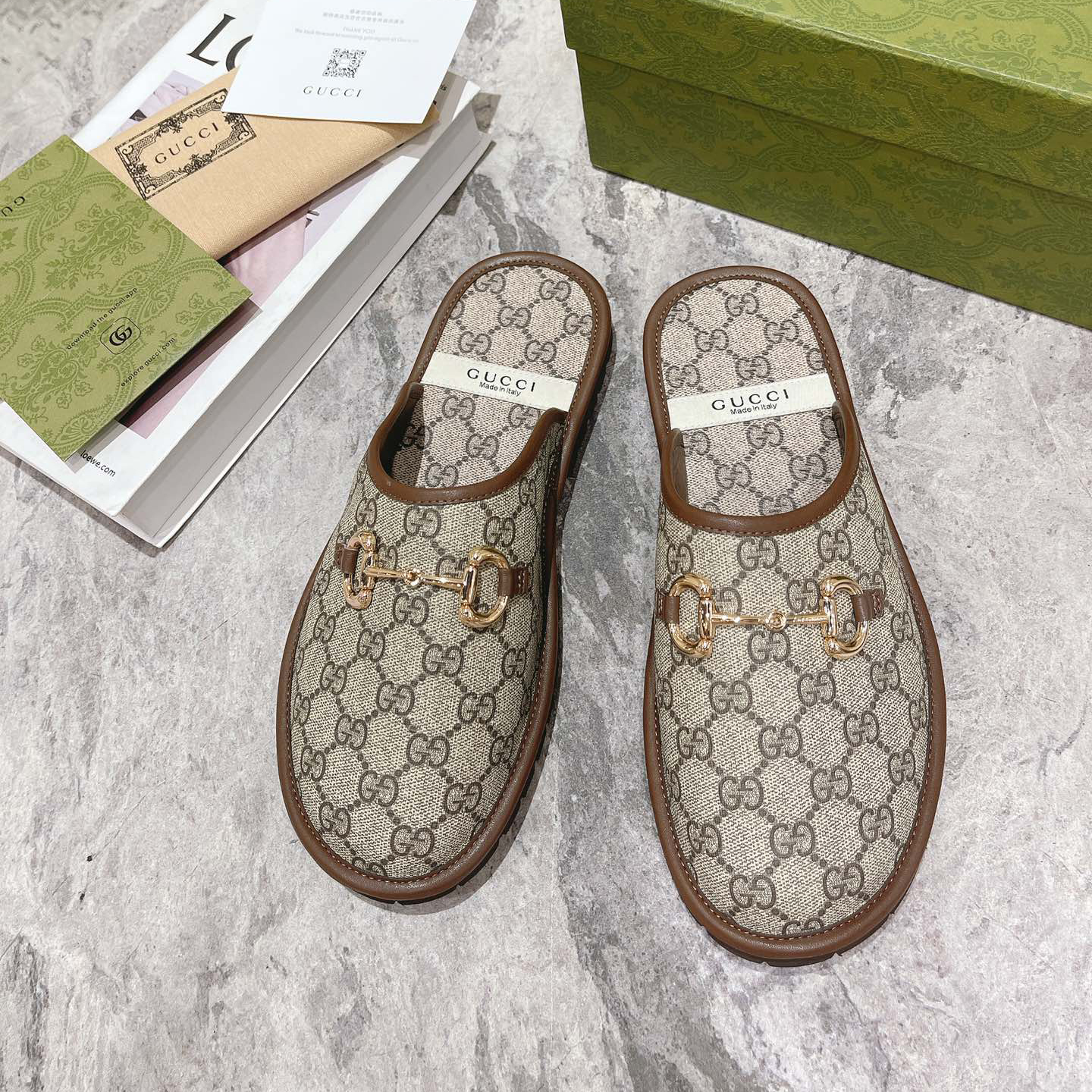 Gucci Men's Slipper With Horsebit - 