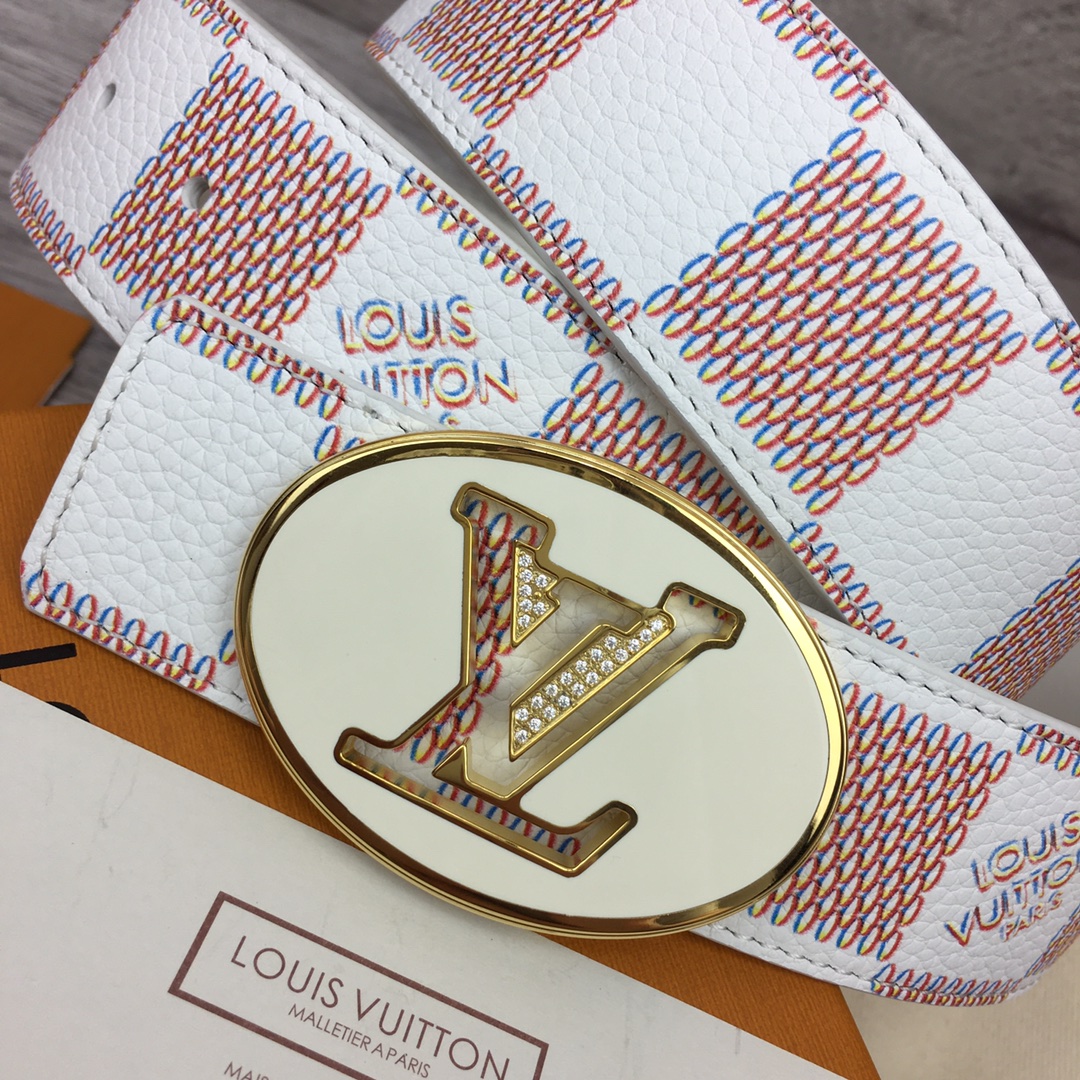 Louis Vuitton LV Optic 40MM Reversible Belt   M0556S - PerfectKickZ