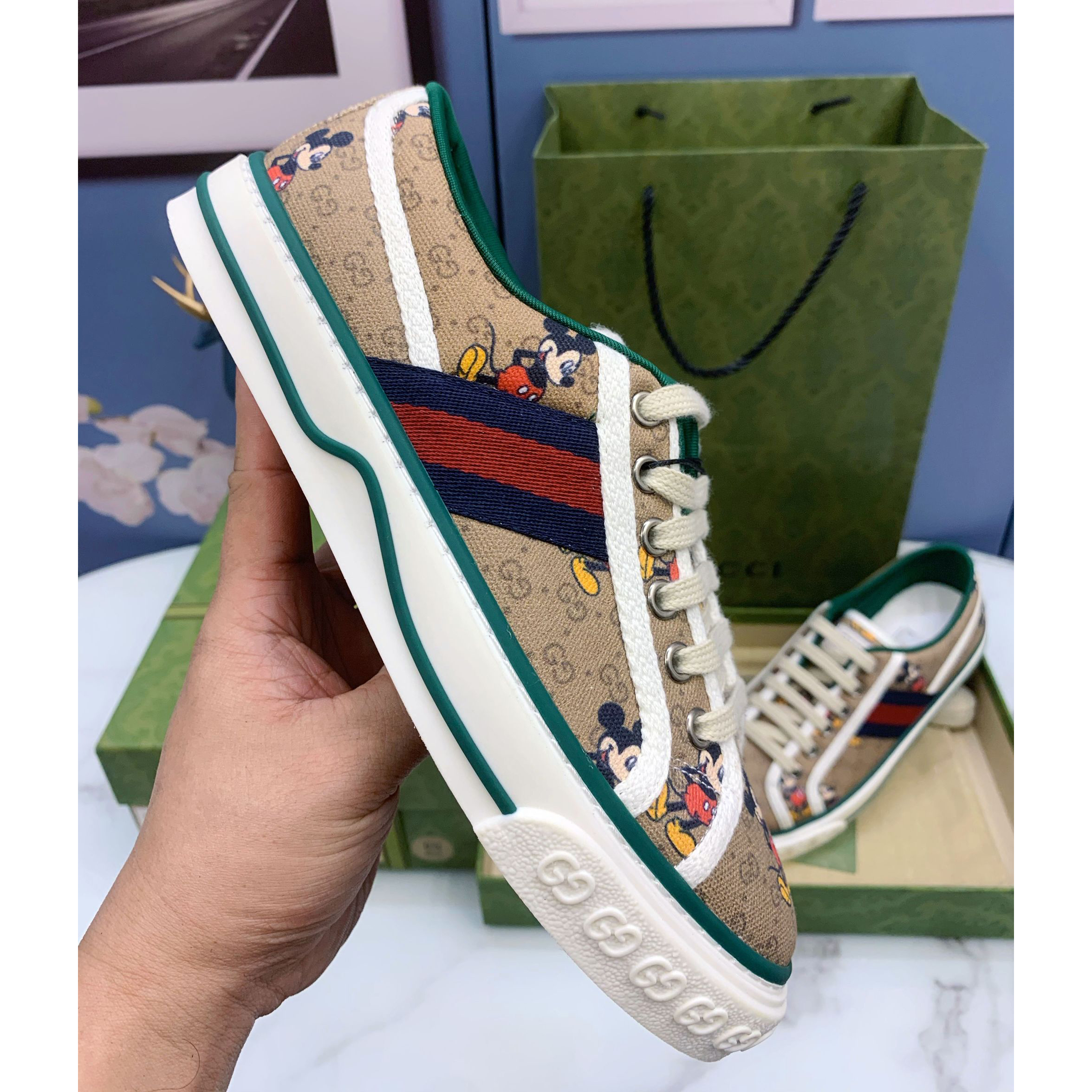 Gucci x Disney Mickey Mouse Sneakers - PerfectKickZ