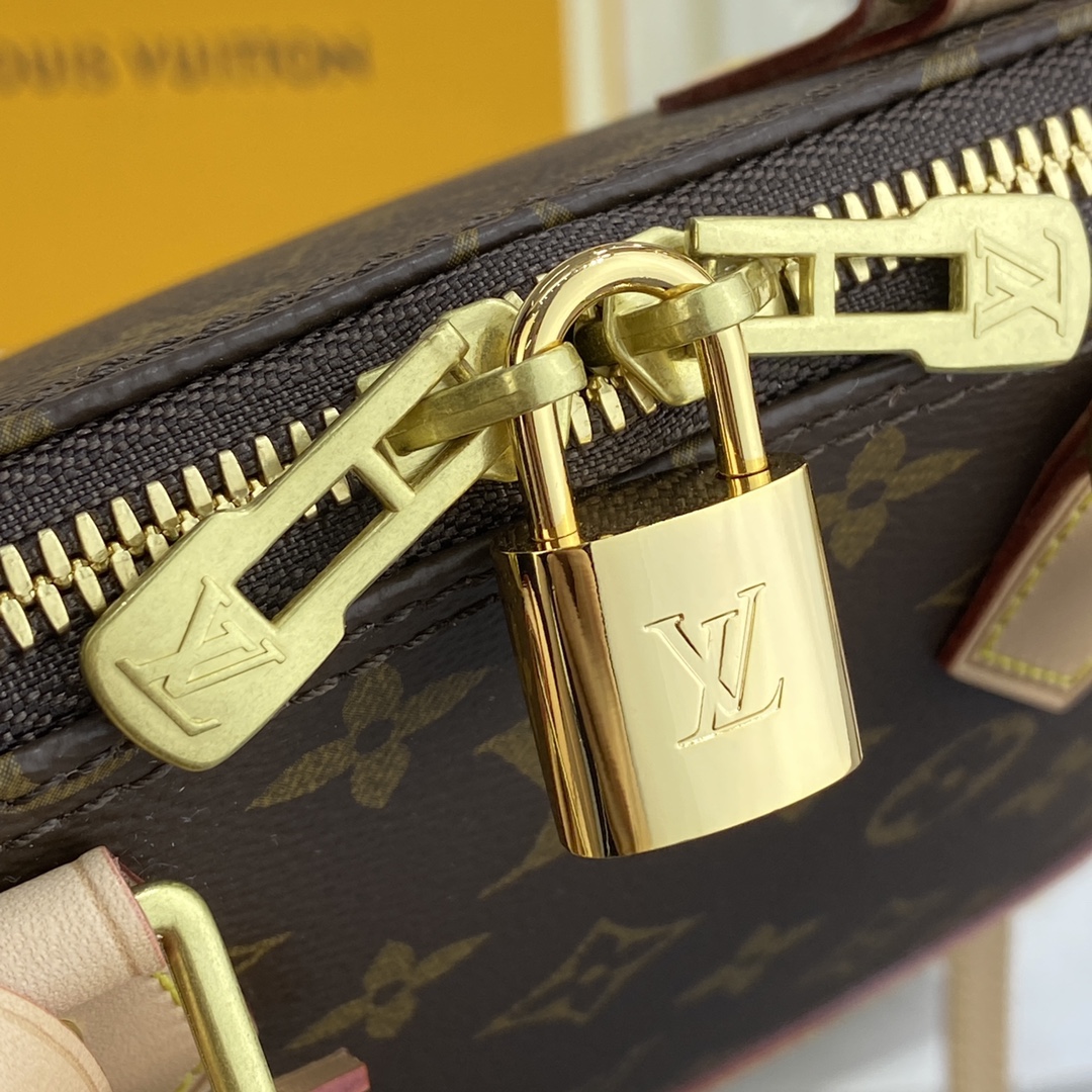 Louis Vuitton Alma BB Monogram Canvas Handbag (23.5-17.5-11.5cm)     M53152 - PerfectKickZ