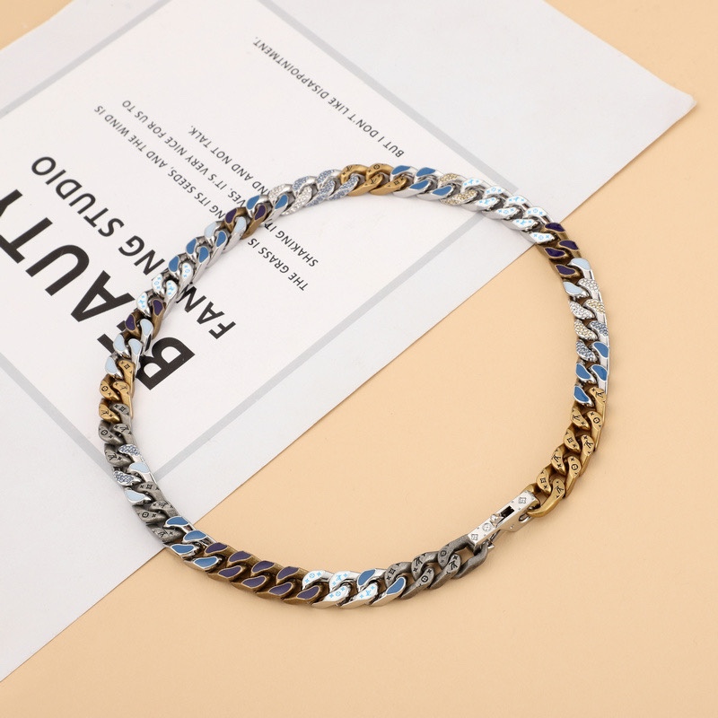 Louis Vuitton LV Chain Links Necklace MP2773  50cm    - PerfectKickZ