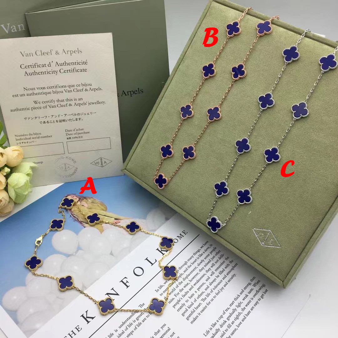 Van Cleef & Arpels Vintage Alhambra Necklace 10 Motifs - PerfectKickZ