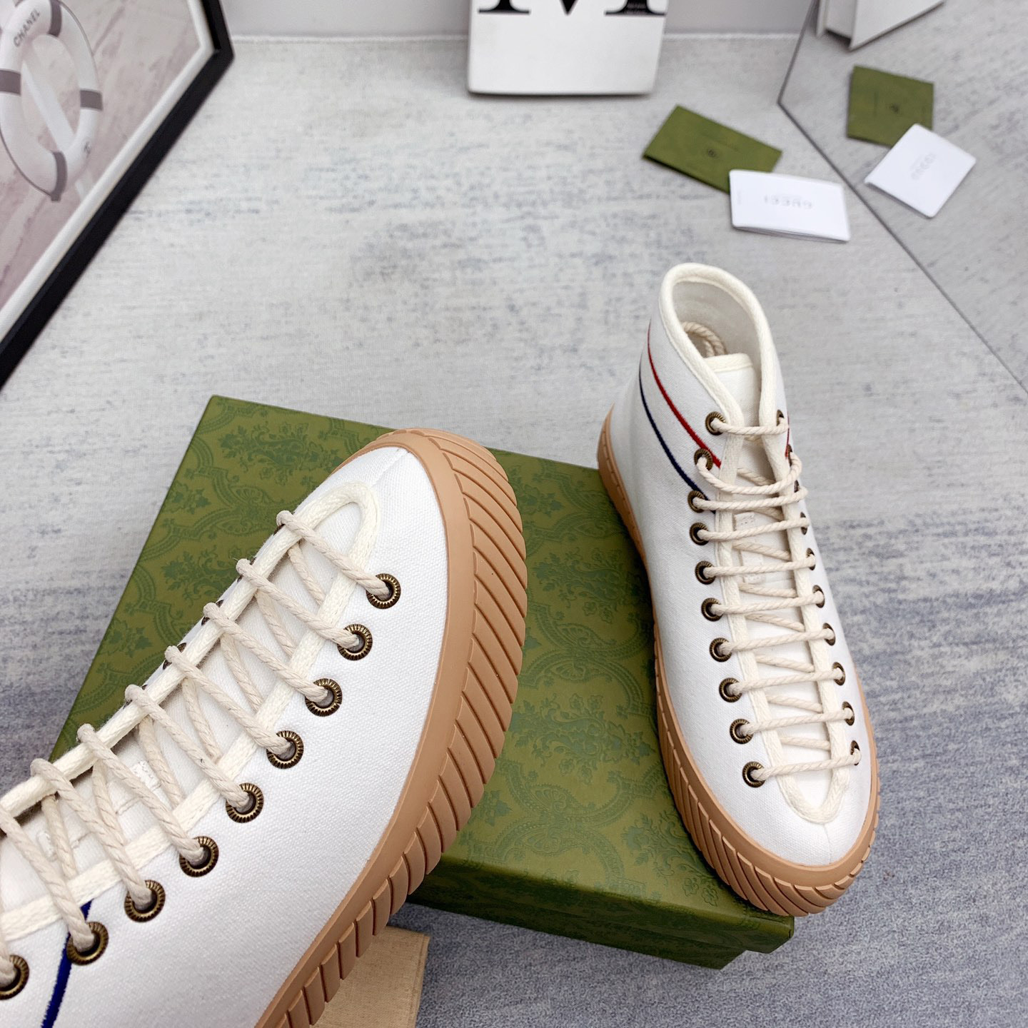 Gucci Interlocking G High-Top Sneaker - PerfectKickZ