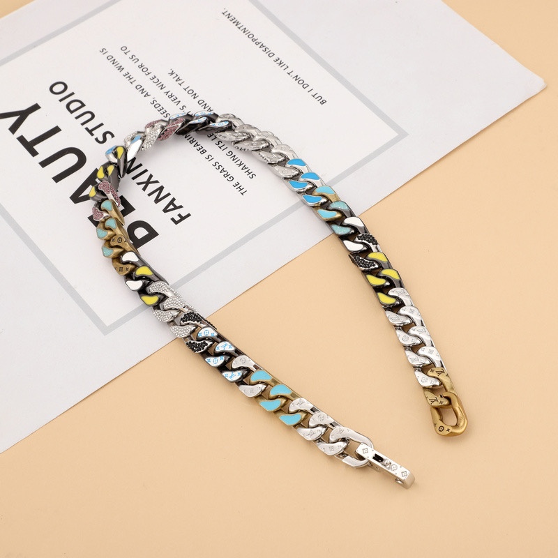 Louis Vuitton LV Chain Links Necklace MP3065    50cm    - PerfectKickZ