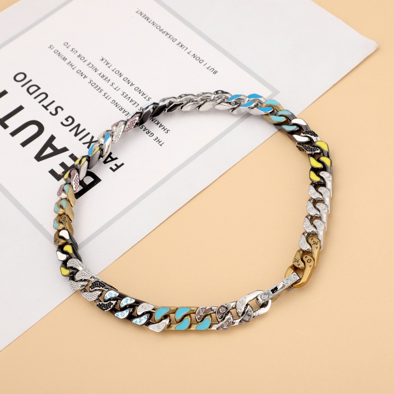 Louis Vuitton LV Chain Links Necklace MP3065    50cm    - PerfectKickZ