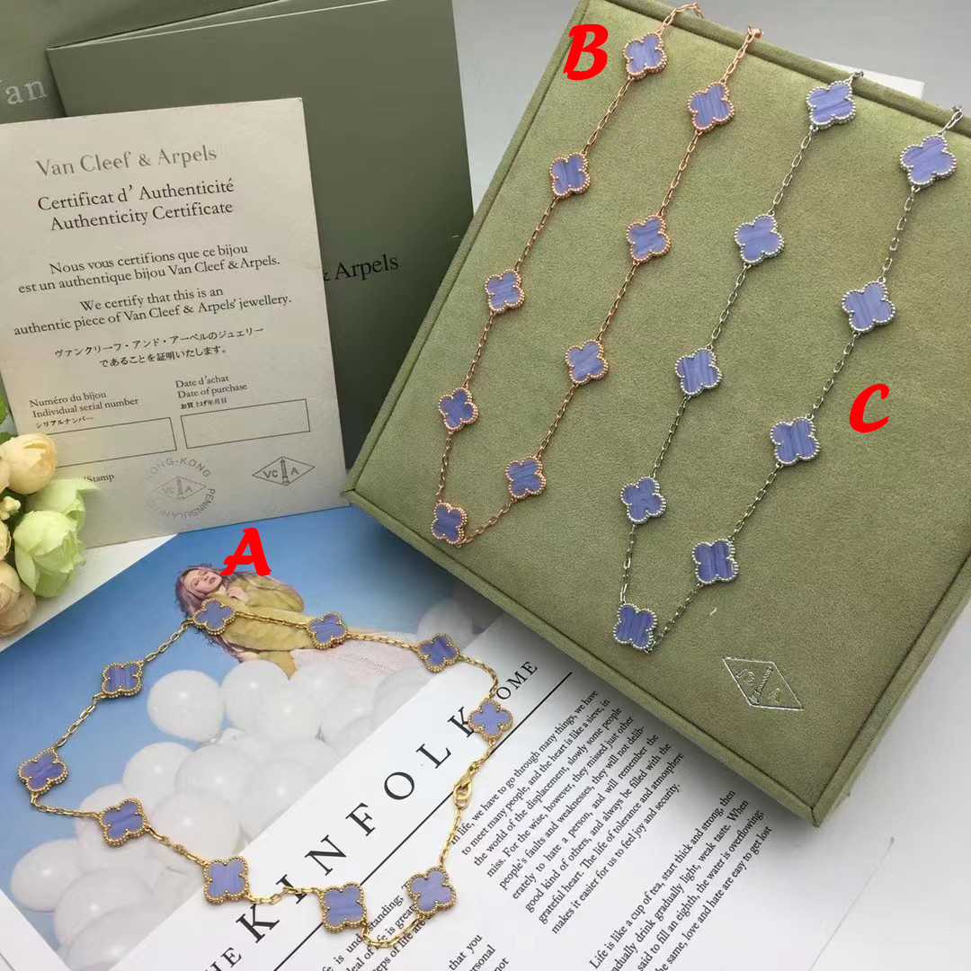 Van Cleef & Arpels Vintage Alhambra Necklace 10 Motifs - PerfectKickZ