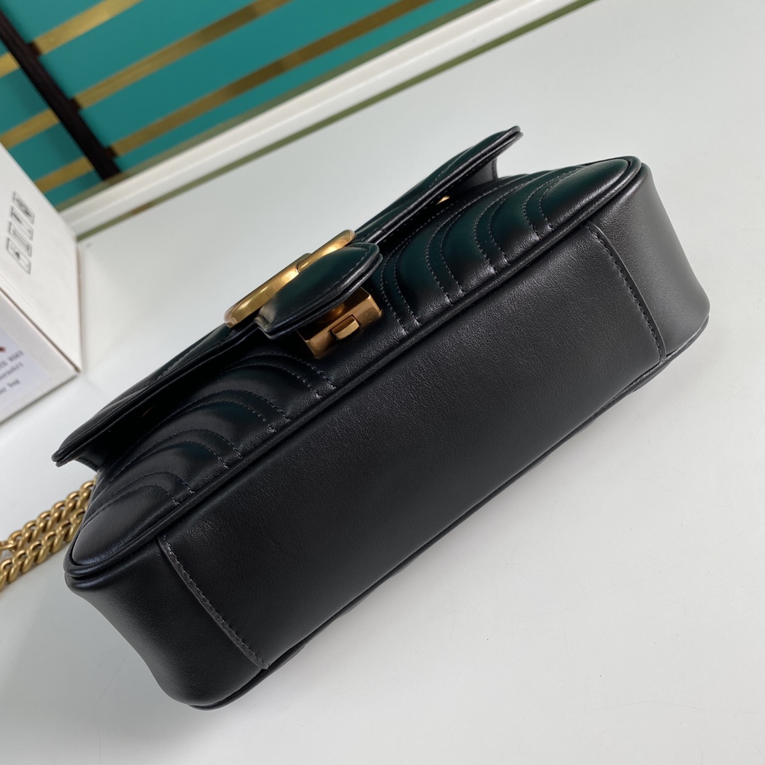Gucci GG Marmont Matelassé Mini Bag 23-14-6CM - PerfectKickZ