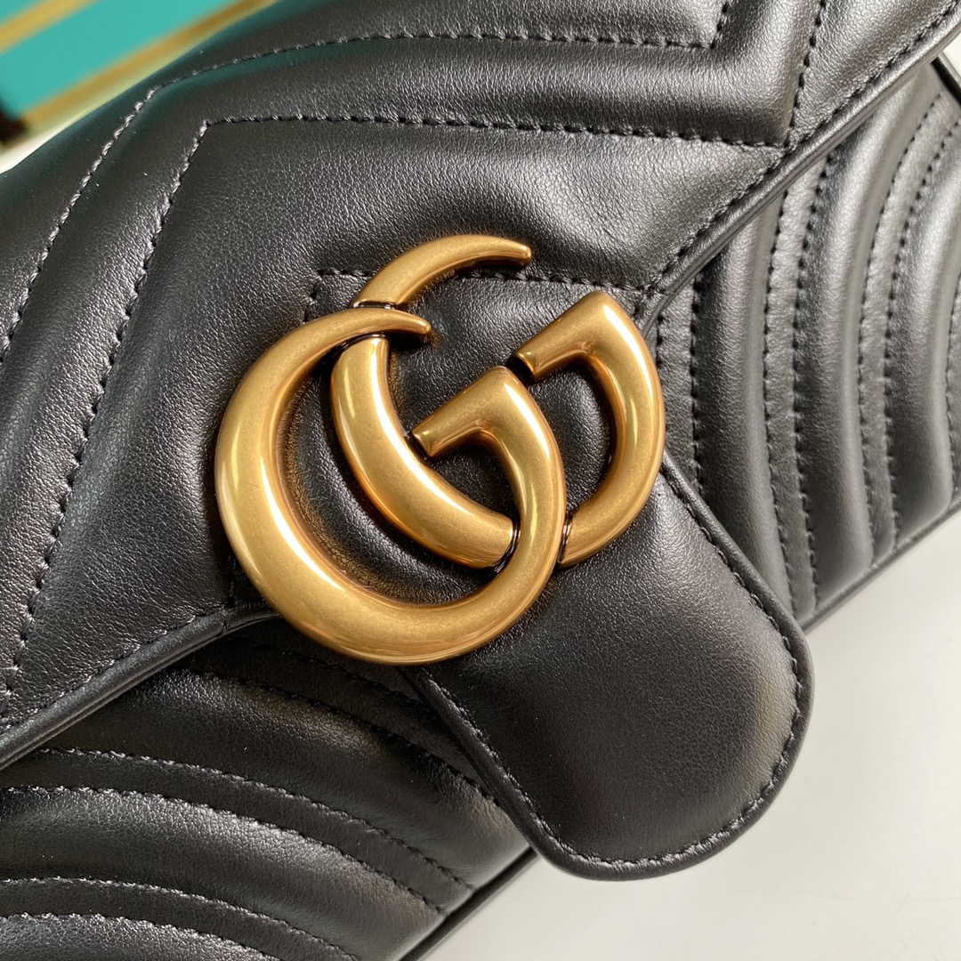 Gucci GG Marmont Matelassé Mini Bag 23-14-6CM - PerfectKickZ