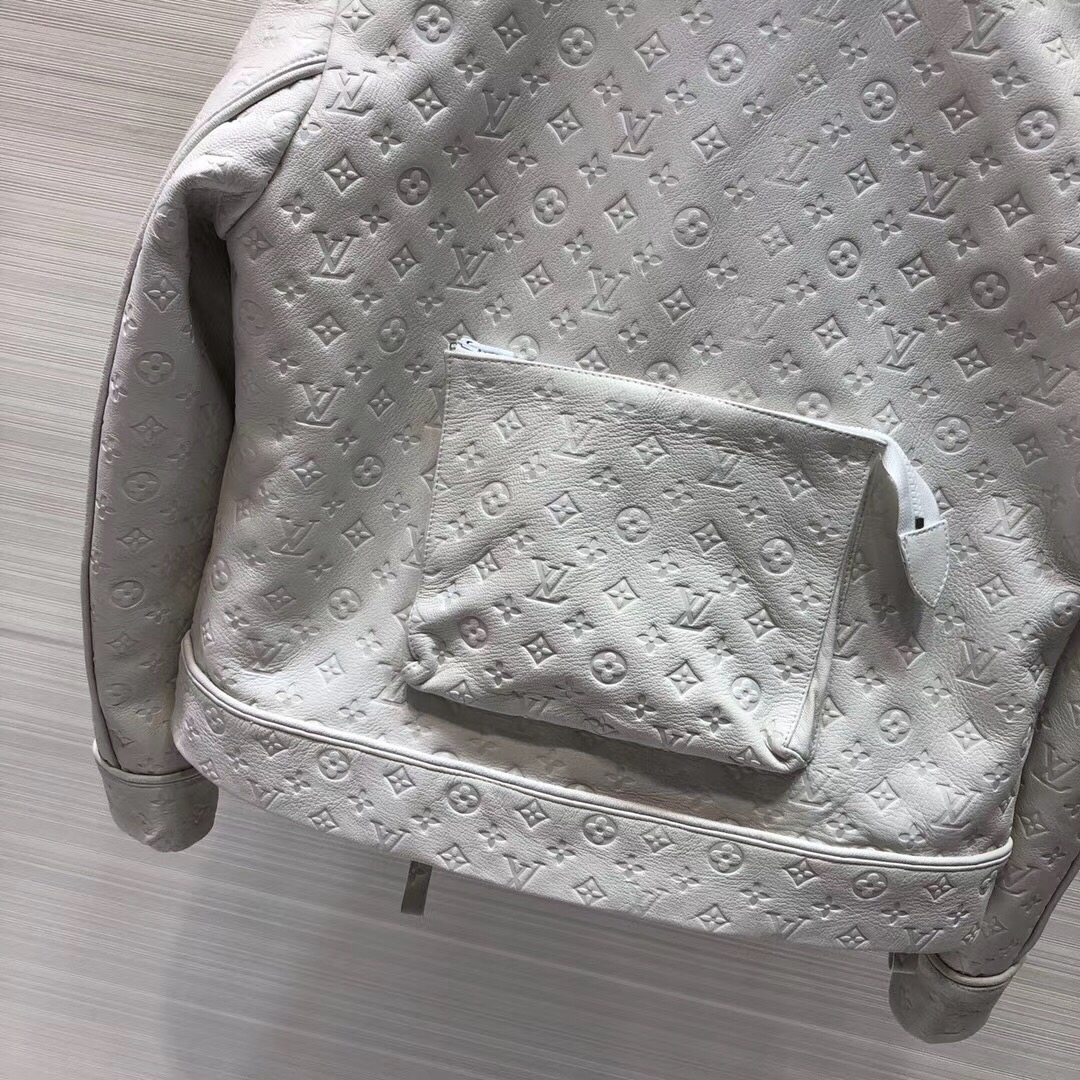 Louis Vuitton Monogram Embossed Utility Jacket - PerfectKickZ