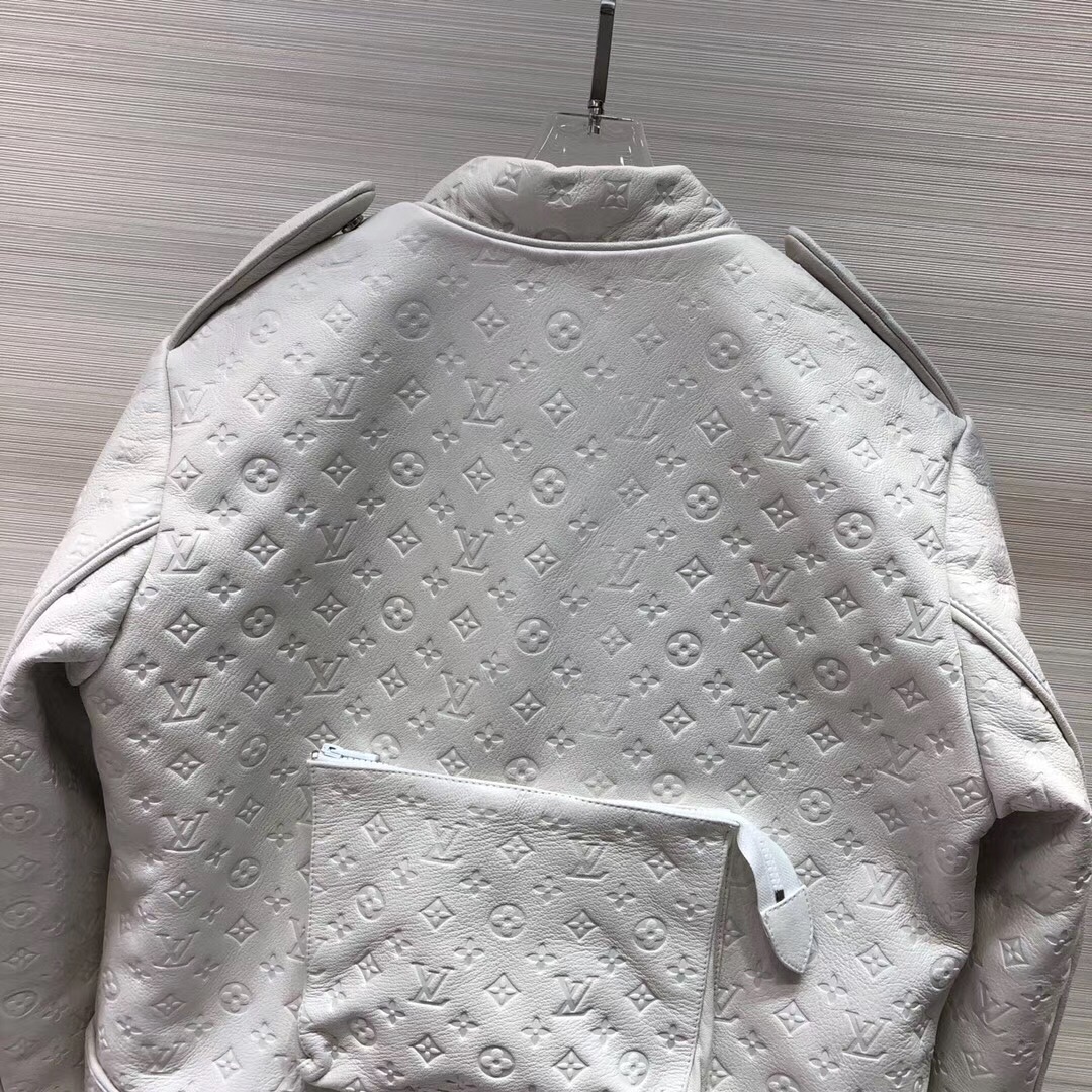 Louis Vuitton Monogram Embossed Utility Jacket - PerfectKickZ