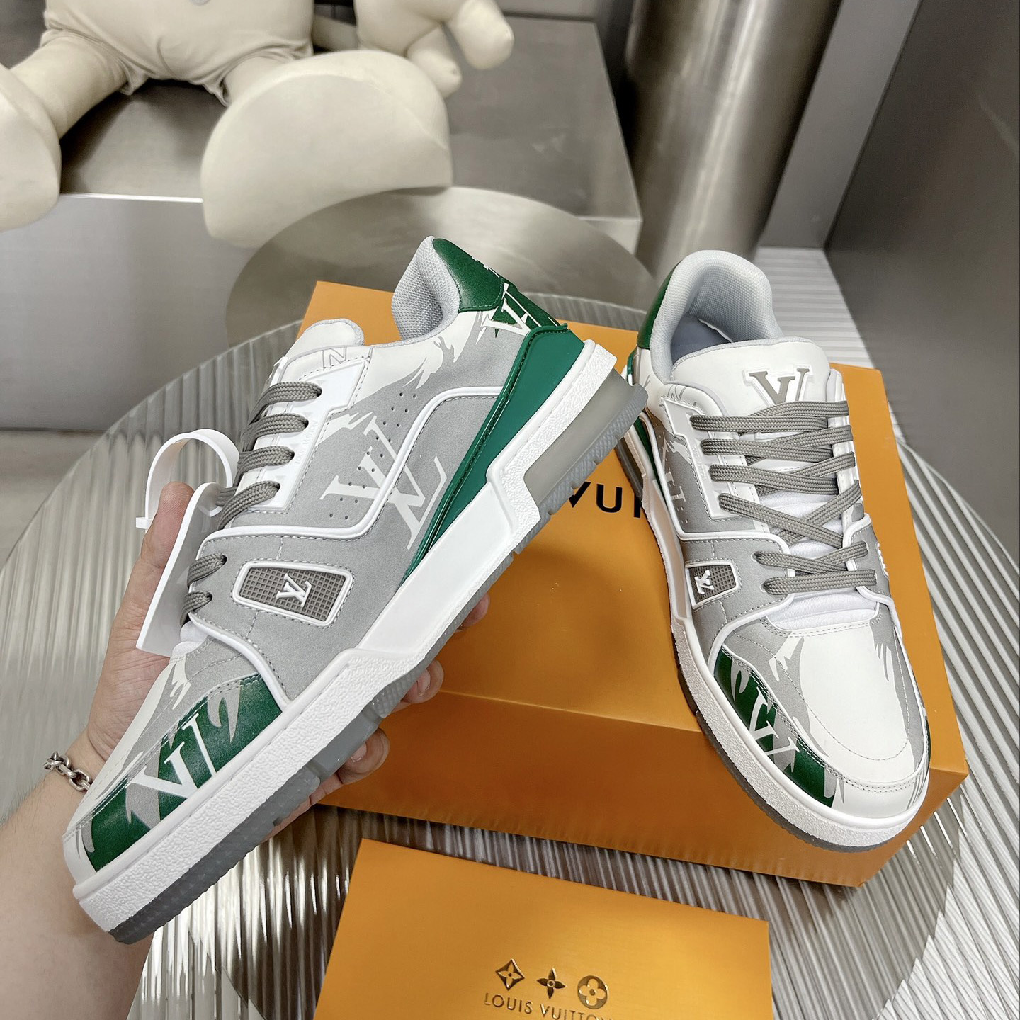 Louis Vuitton LV  Trainer Sneaker      - PerfectKickZ
