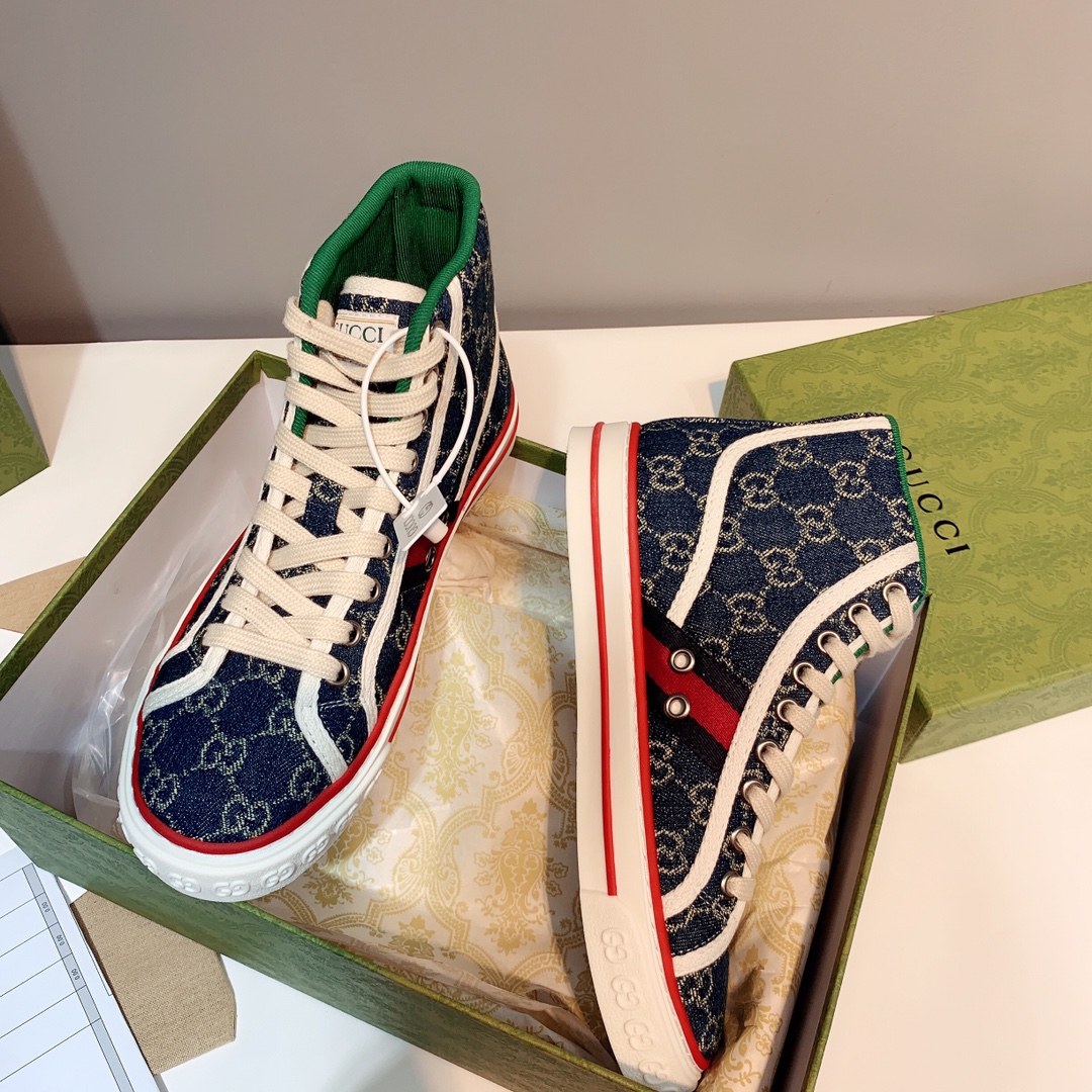 Gucci Tennis 1977 High Top Sneaker - PerfectKickZ