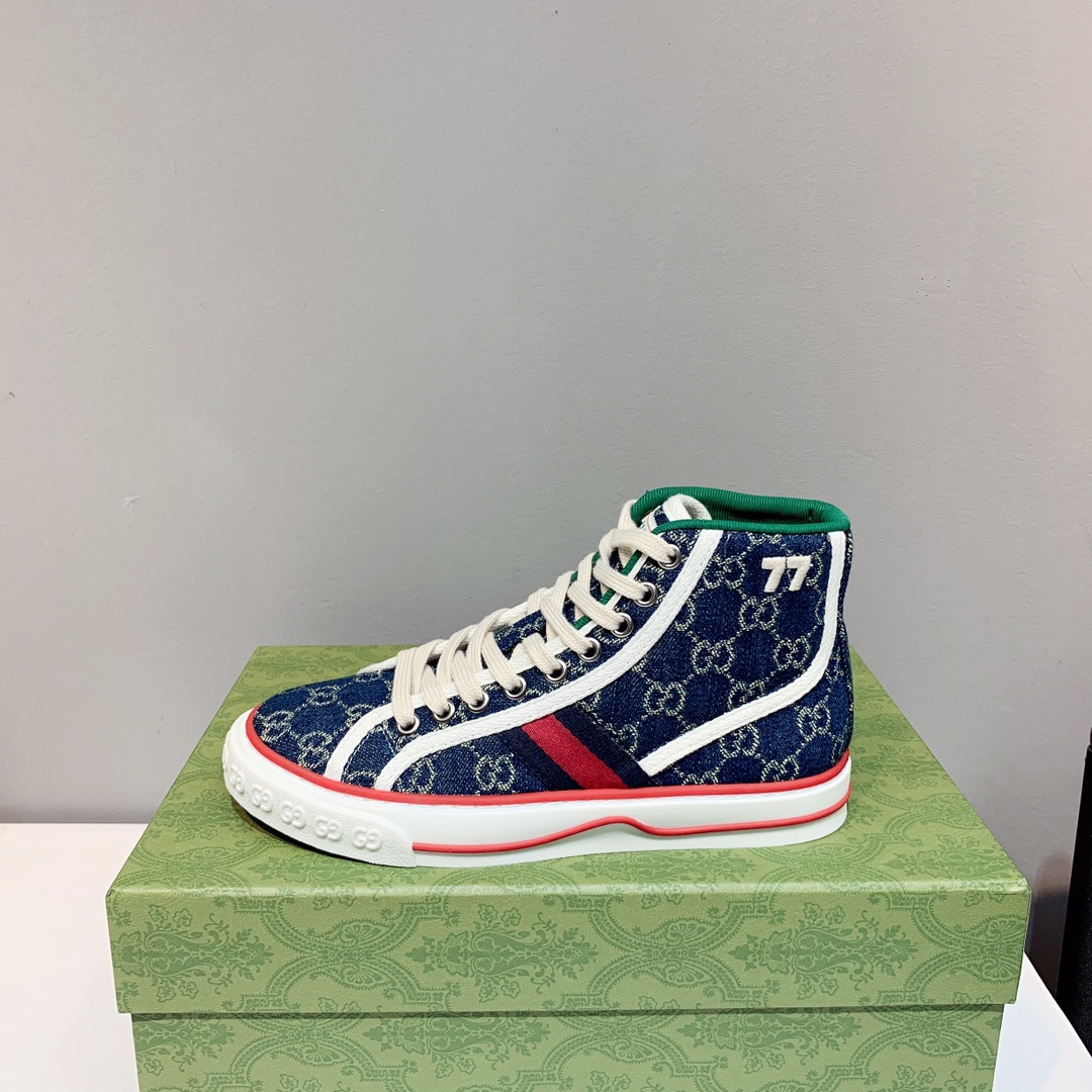 Gucci Tennis 1977 High Top Sneaker - PerfectKickZ