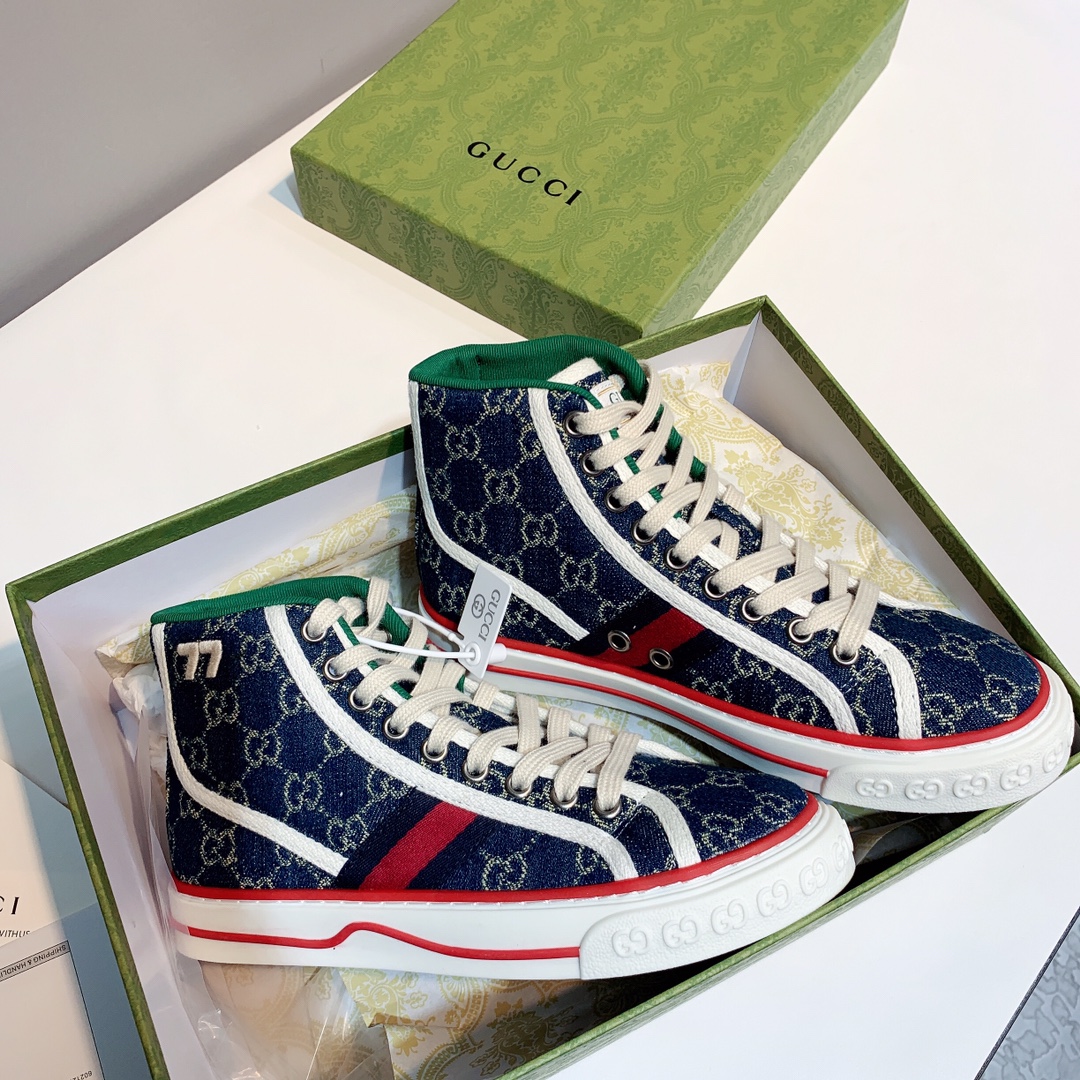 Gucci Tennis 1977 High Top Sneaker - PerfectKickZ