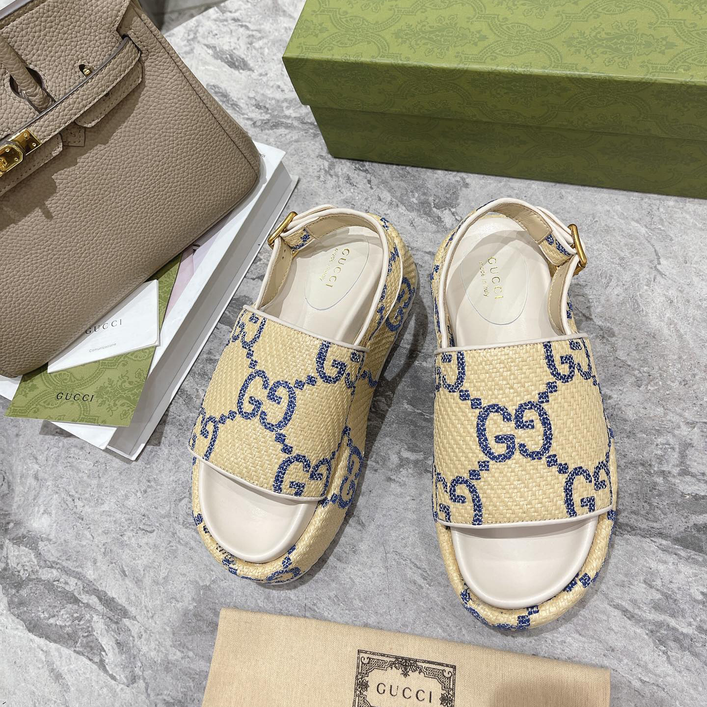 Gucci GG Platform Sandal - PerfectKickZ