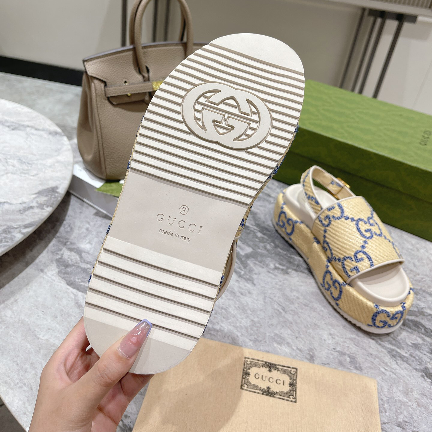 Gucci GG Platform Sandal - PerfectKickZ