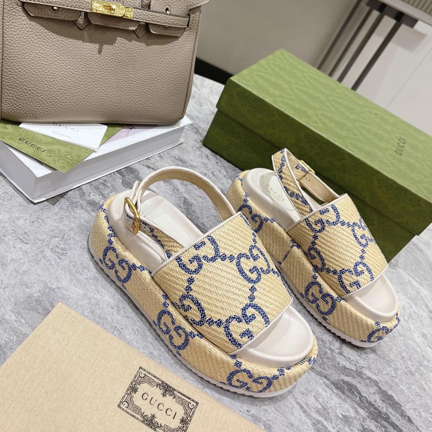 Gucci GG Platform Sandal - PerfectKickZ