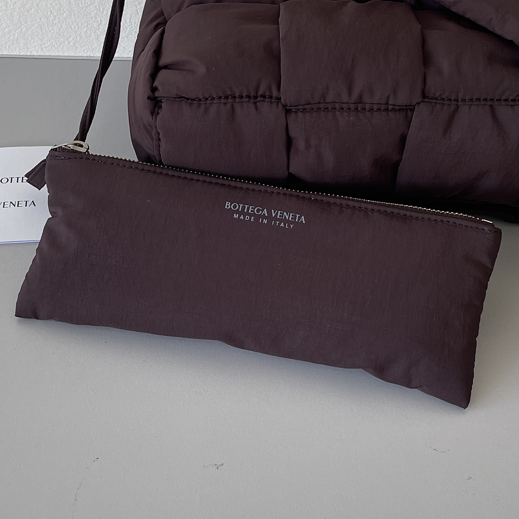 Bottega Veneta Padded Tech Cassette Padded Intreccio Nylon Cross-Body Bag(30-15-7.5cm) - PerfectKickZ