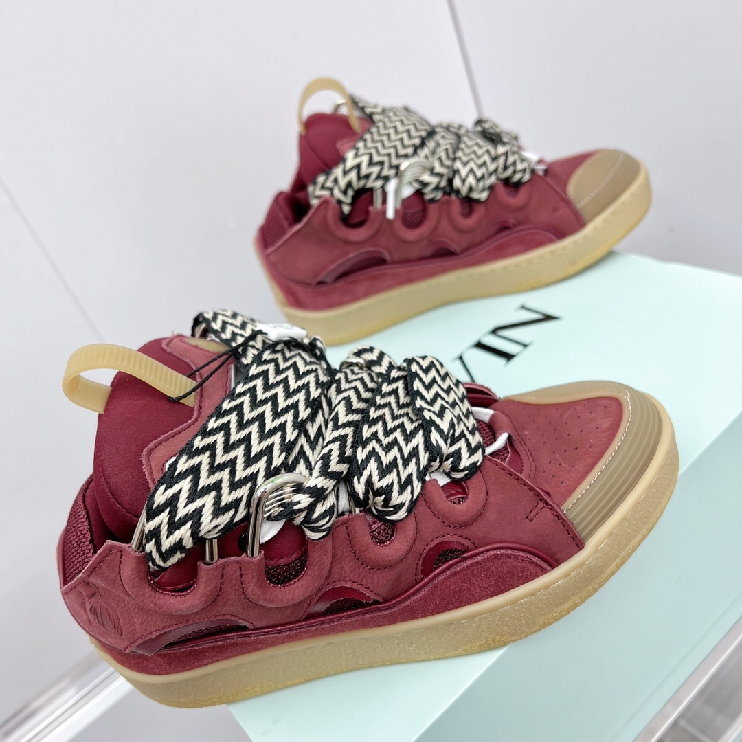 Lanvin Leather Curb Sneaker - PerfectKickZ