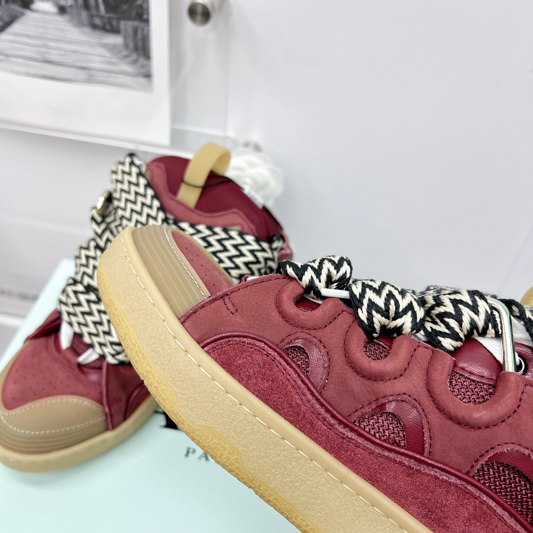 Lanvin Leather Curb Sneaker - PerfectKickZ