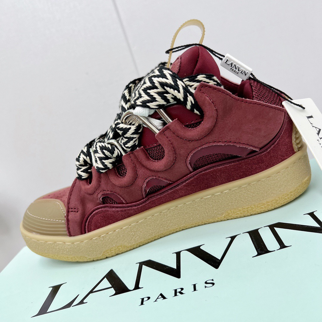 Lanvin Leather Curb Sneaker - PerfectKickZ