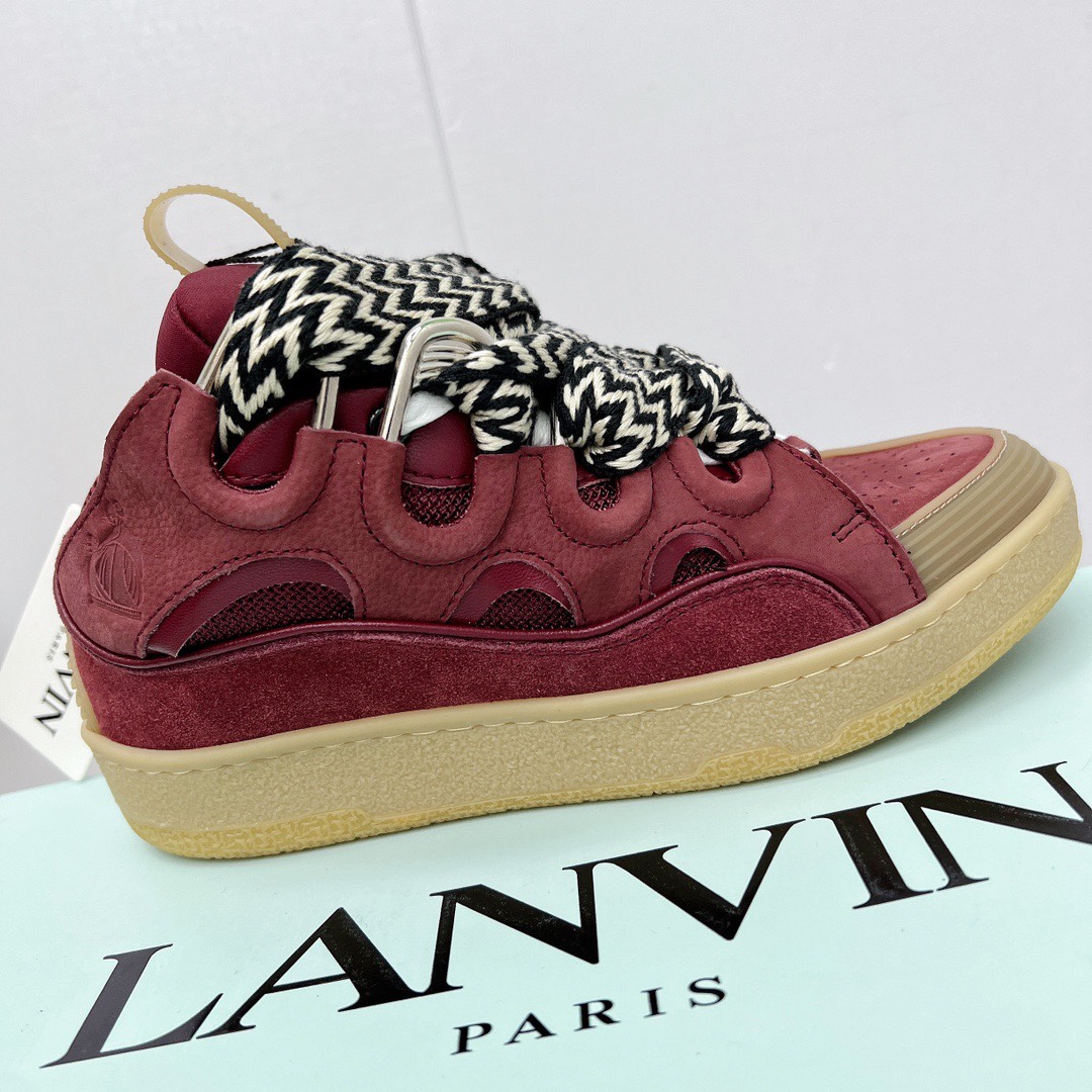 Lanvin Leather Curb Sneaker - PerfectKickZ