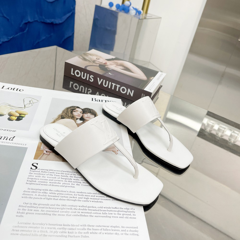 Louis Vuitton Drapy Flat Thong     - PerfectKickZ