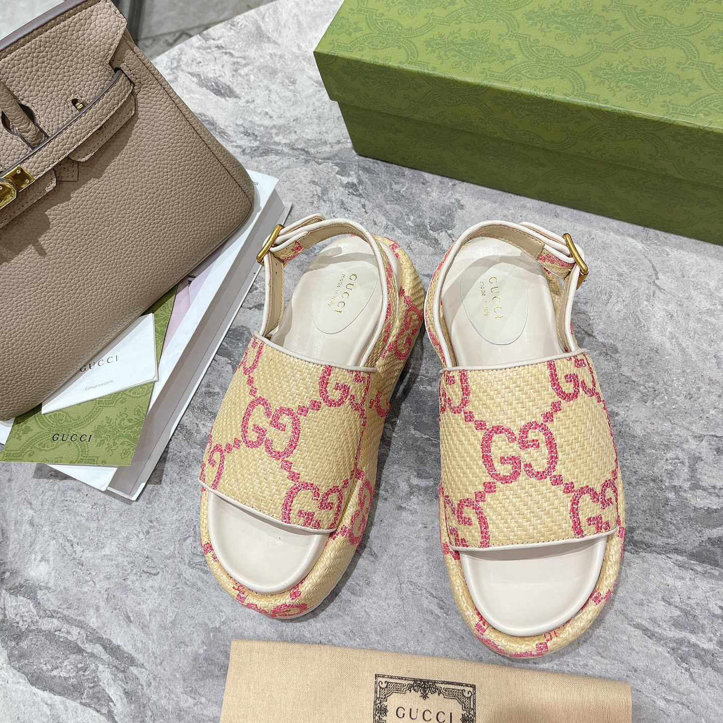 Gucci GG Platform Sandal - PerfectKickZ